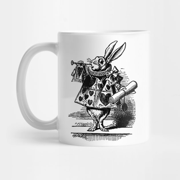 The White Rabbit, Alice in Wonderland by MasterpieceCafe